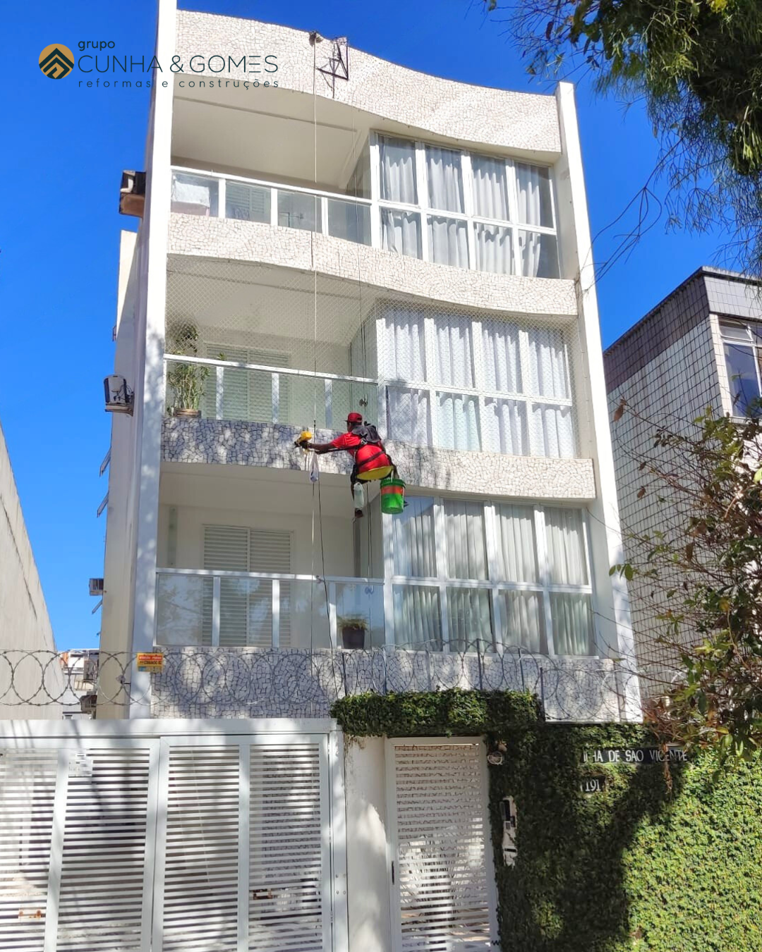 Lavagem De Fachada – Edifício Ilha de São Vicente