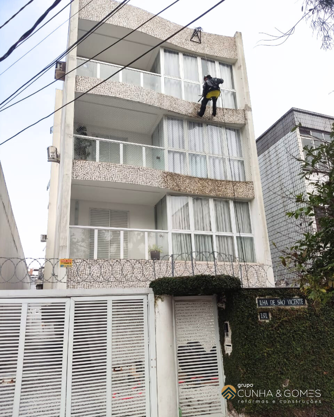 Lavagem De Fachada – Edifício Ilha de São Vicente