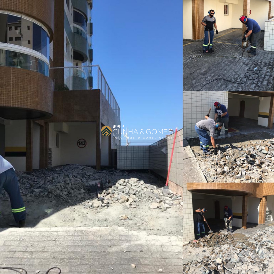 Condomínio Praia de Ipanema – Restauração Total da  Rampa de Acesso a Garagem