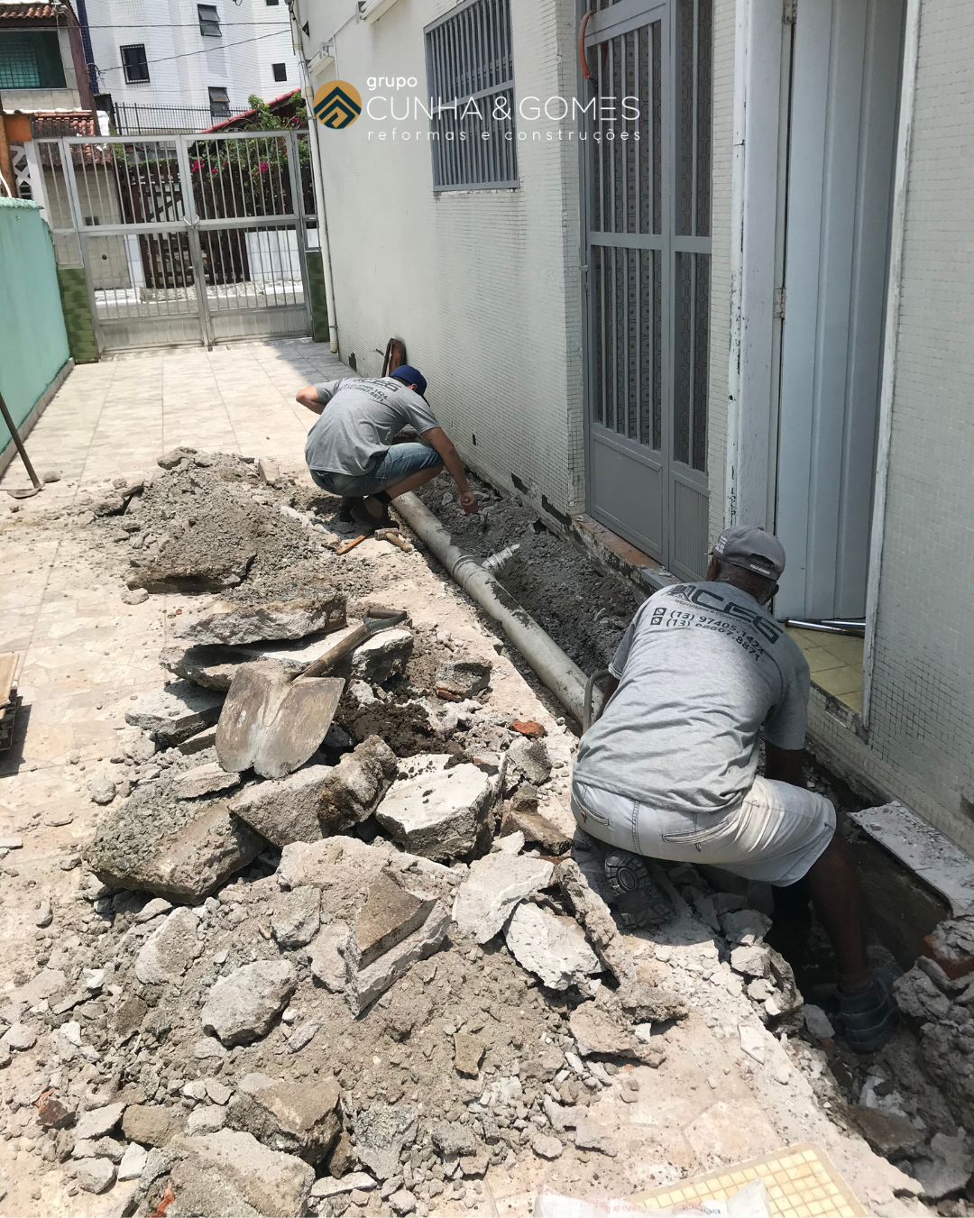 Reparo de Esgoto – Edifício Don Quijote De La Mancha