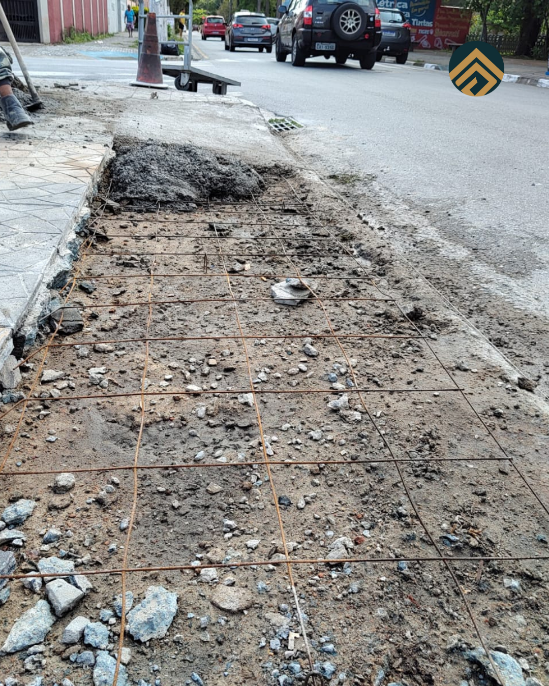 Recuperação de Calçada – Supermercado Krill Meri