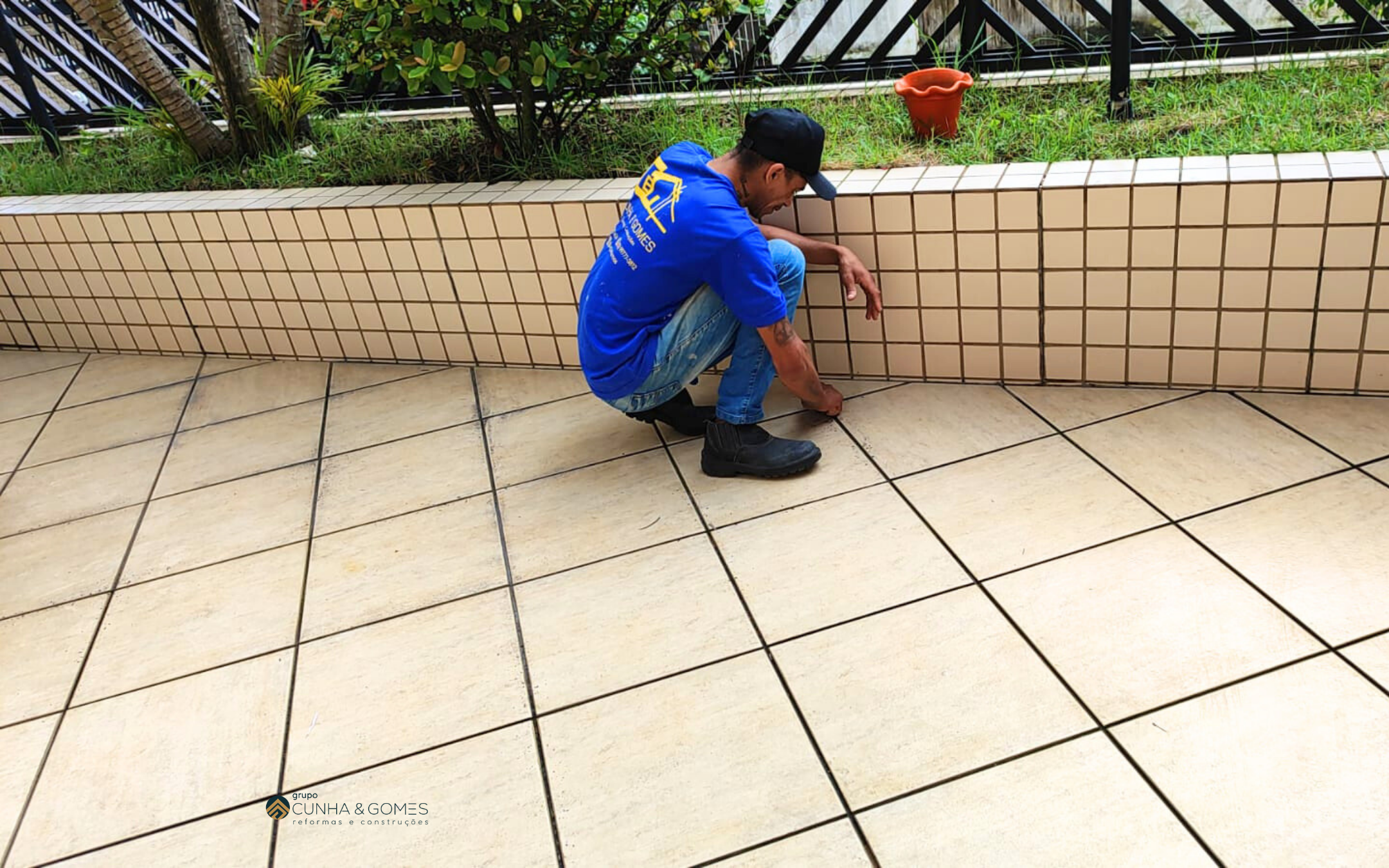 Aplicação Rejunte Acrílico – Edifício Plaza D’Argent