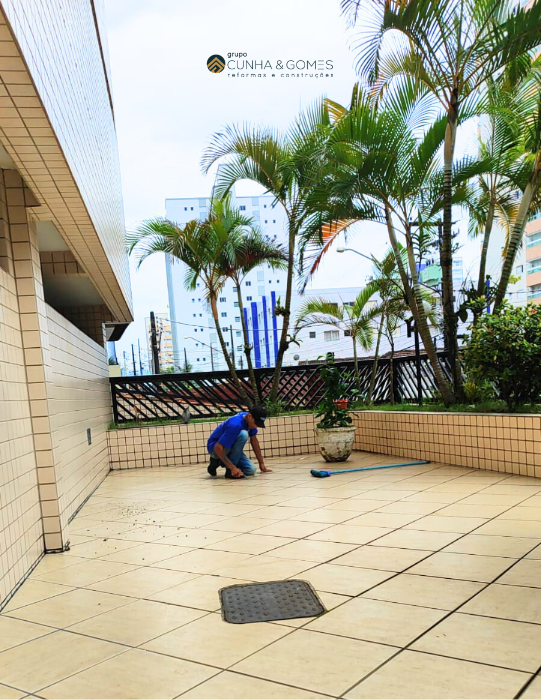 Aplicação Rejunte Acrílico – Edifício Plaza D’Argent