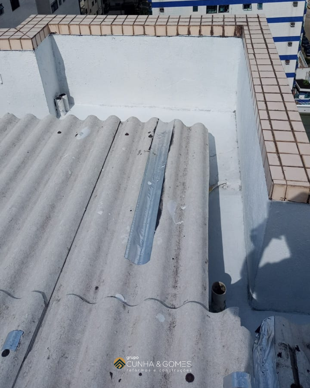 Revitalização de Telhado e Calha – Edifício Plaza D’argent