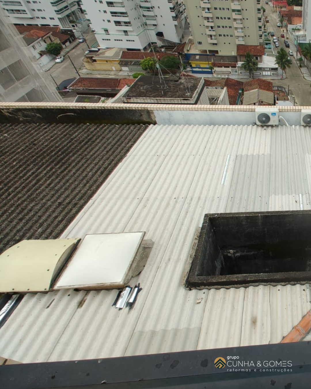 Revitalização de Telhado e Calha – Edifício Plaza D’argent