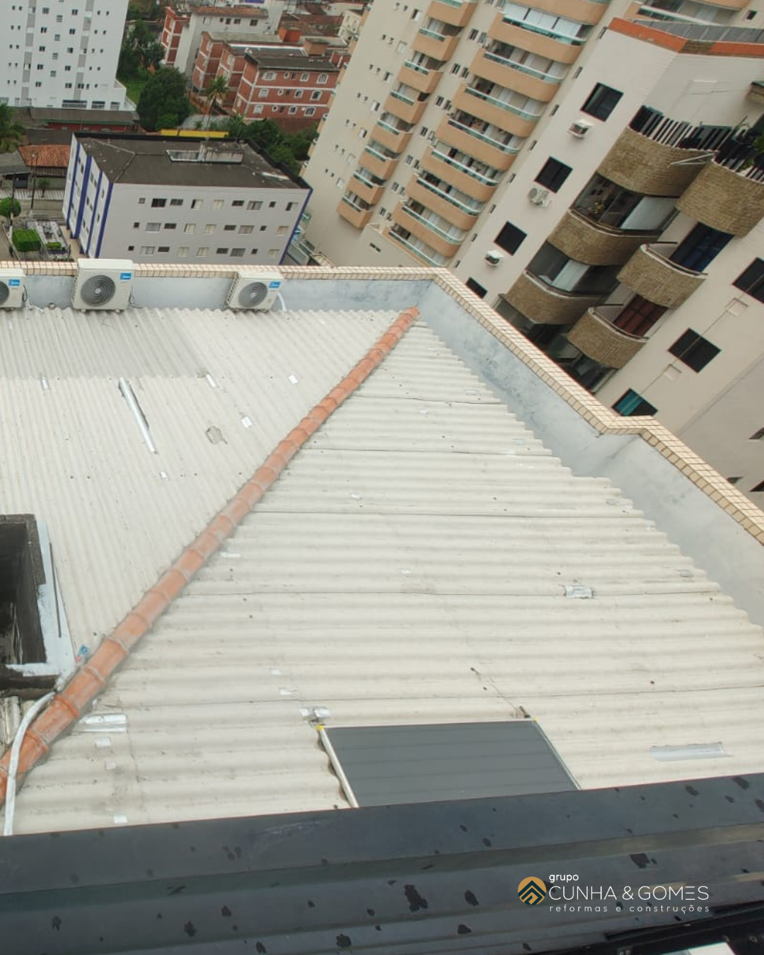 Revitalização de Telhado e Calha – Edifício Plaza D’argent