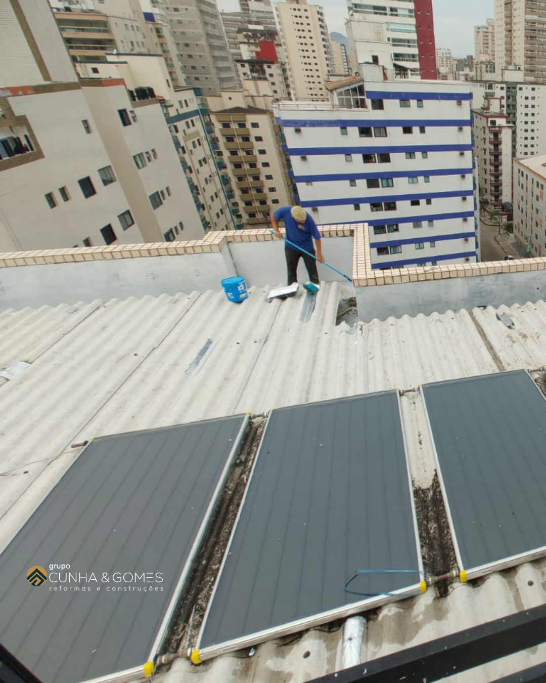 Revitalização de Telhado e Calha – Edifício Plaza D’argent