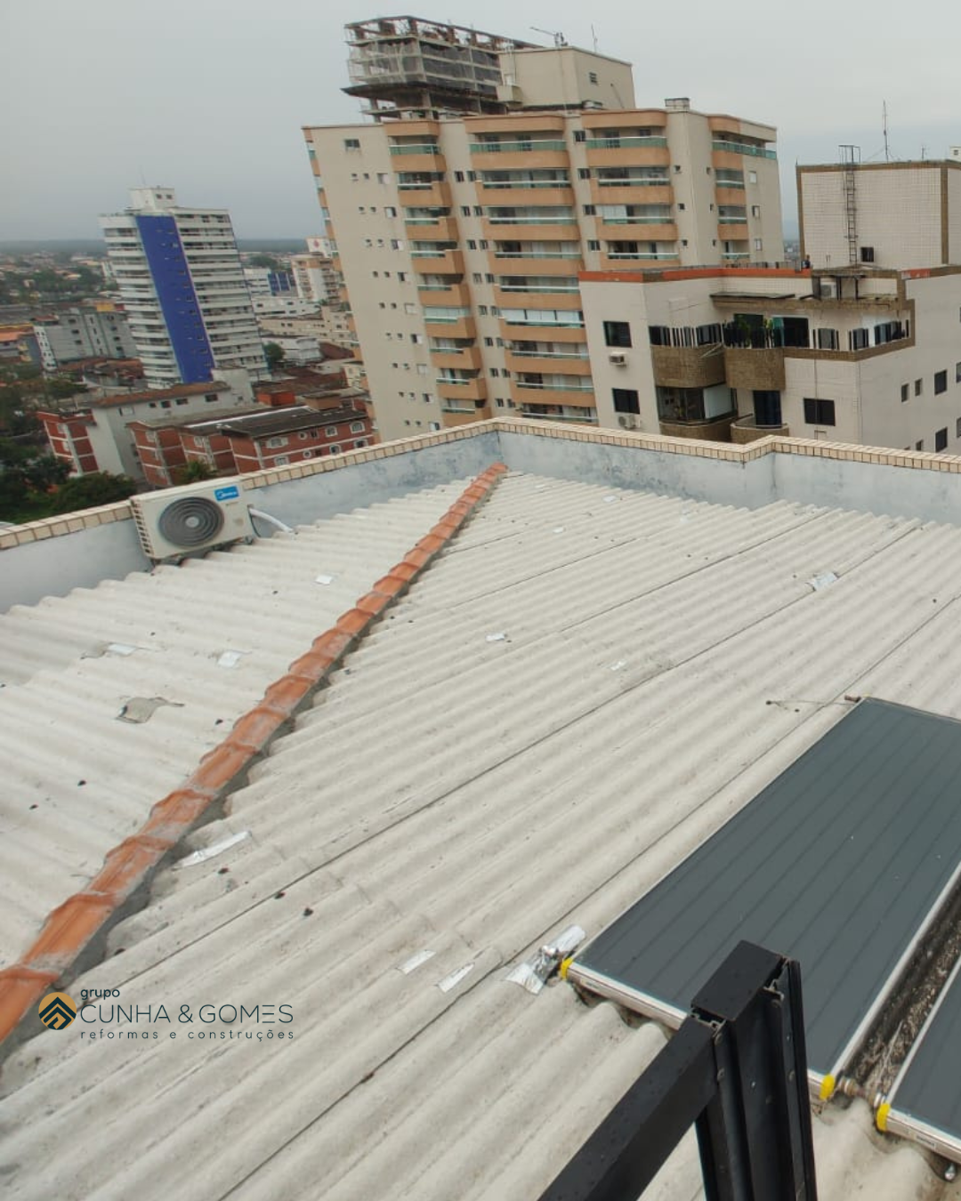 Revitalização de Telhado e Calha – Edifício Plaza D’argent