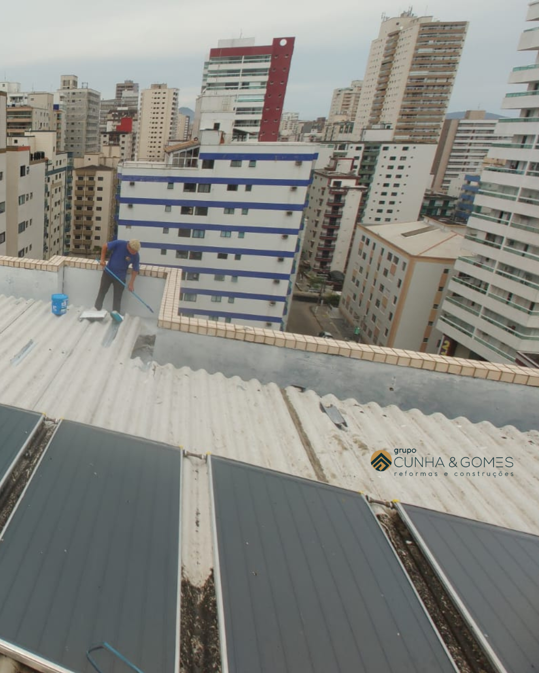 Revitalização de Telhado e Calha – Edifício Plaza D’argent